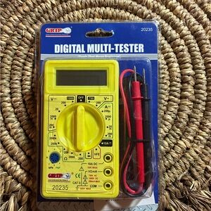 Grip Yellow Digital Multi-Tester